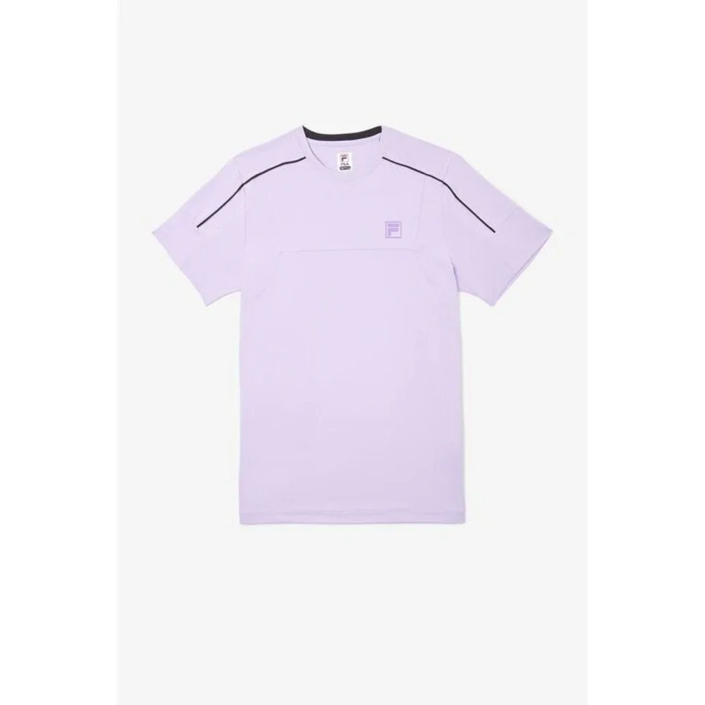 Fila Adrenaline Performance Training Men Shirt Crew Purple Athletic Training L‎